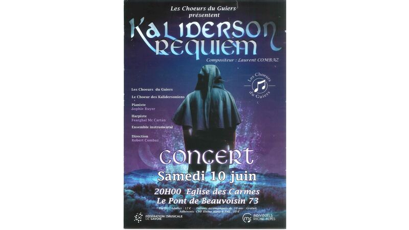 Les Choeurs du Guiers présentent KALIDERSON REQUIEM