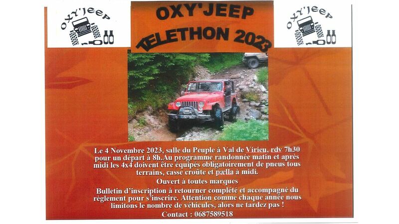 OXY'JEEP - TELETHON 2023