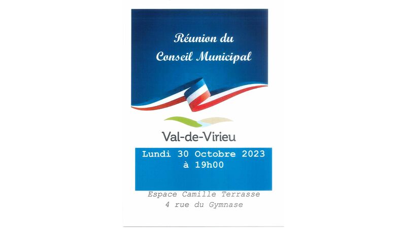 Réunion du Conseil Municipal