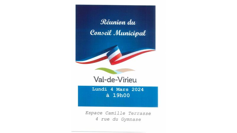 Réunion du Conseil Municipal