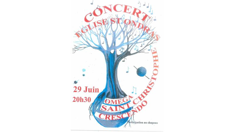 Concert : OMEGA - SAINT CHRISTOPHE - CRESCENDO