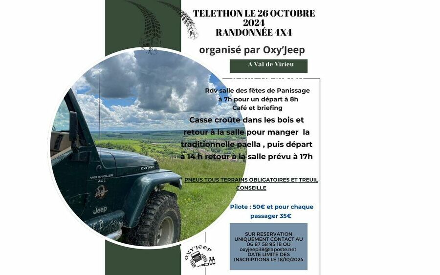 TELETHON RANDONNEE 4X4