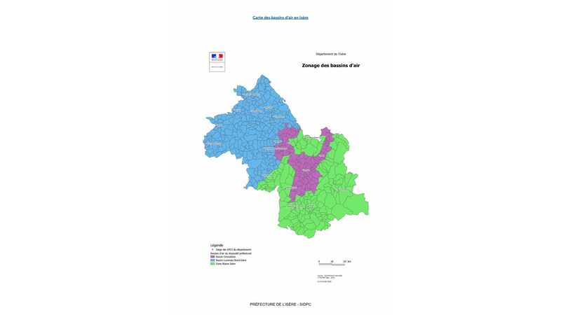 Épisode de pollution atmosphérique dans le département de l'Isère