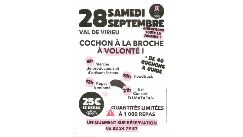 Cochon à la broche à volonté !