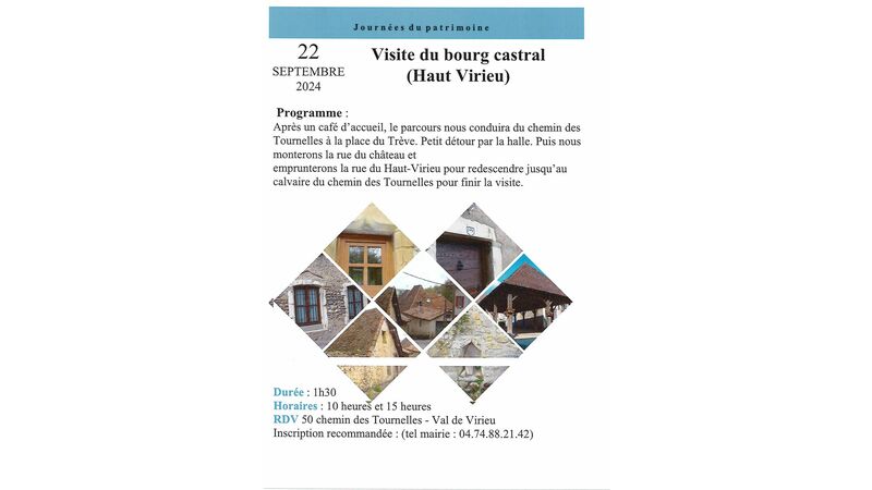 Visite du bourg castral (Haut Virieu)