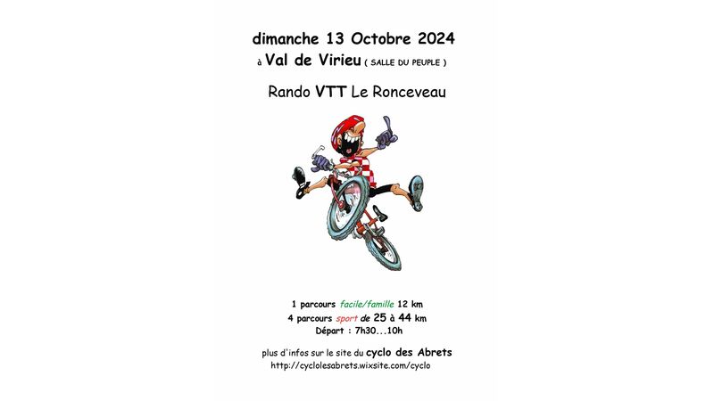 Rando VTT Le Ronceveau