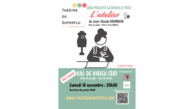 Théâtre du Superflu vous présente sa nouvelle pièce : L'Atelier