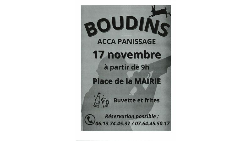 BOUDINS ACCA PANISSAGE