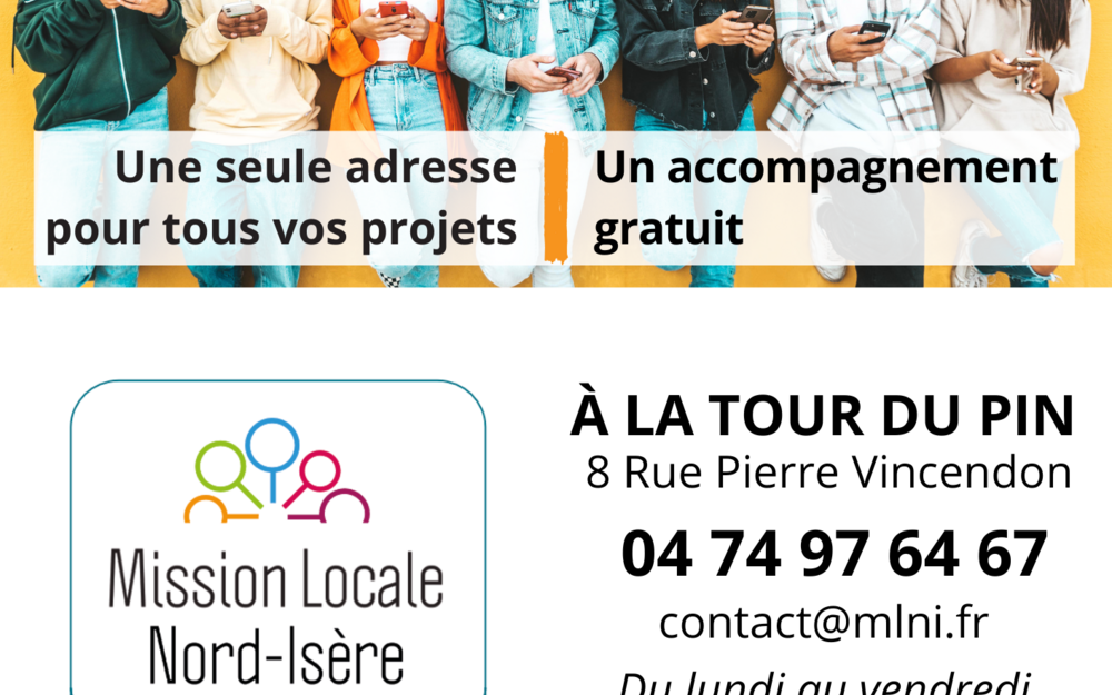 Mission Locale Nord-Isère : Jeunes 16 -25 ans Emploi/Orientation/Formation/Alternance/Mobilité/Santé/Logement/Coaching