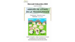 Arrivée de l'étape de la Transhumance