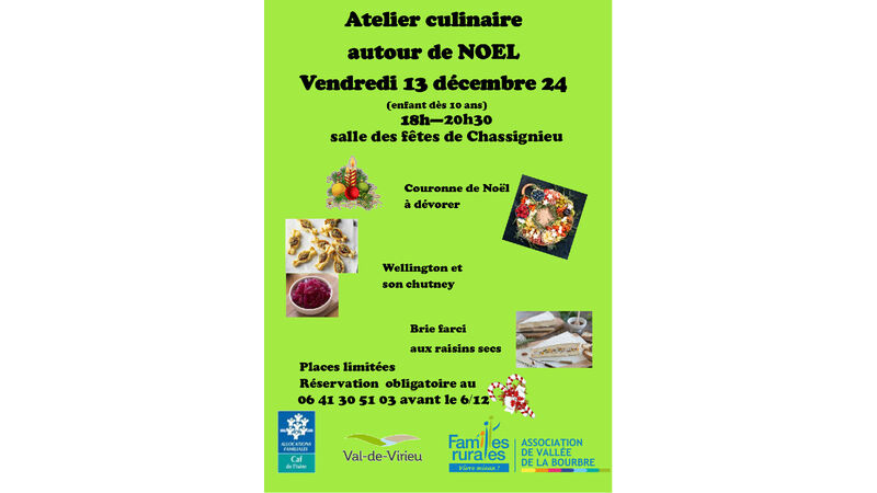 Atelier culinaire