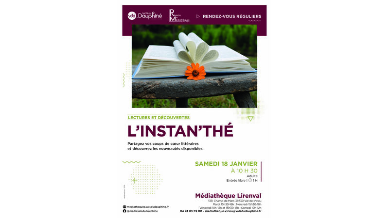 Lectures et découvertes : L'INSTAN'THE