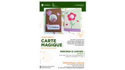 Atelier créatif : CARTE MAGIQUE