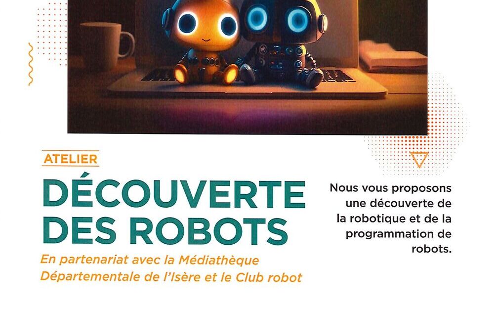 Atelier : DECOUVERTE DES ROBOTS