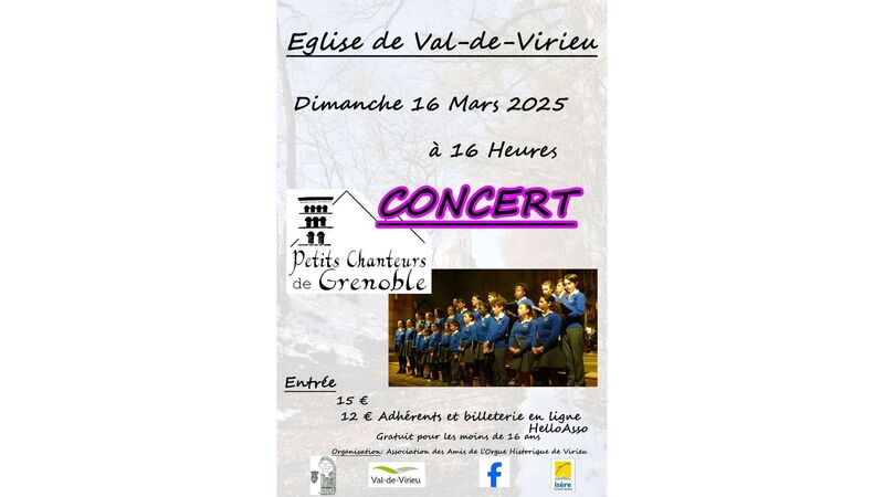 Concert : Petits chanteurs de Grenoble