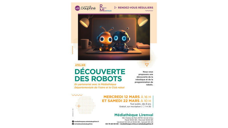 Atelier : DECOUVERTE DES ROBOTS